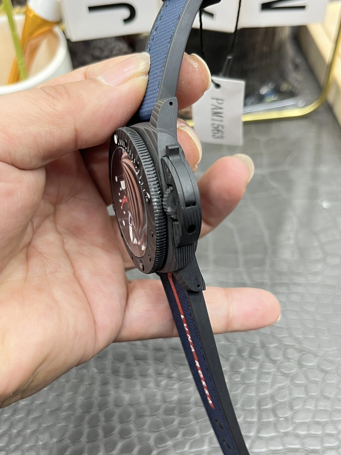 CBD Factory Panerai Submersible Luna Rossa Carbotech 42mm PAM01563 1:1 Super Clone – DDP.900 Movement Colorful 409